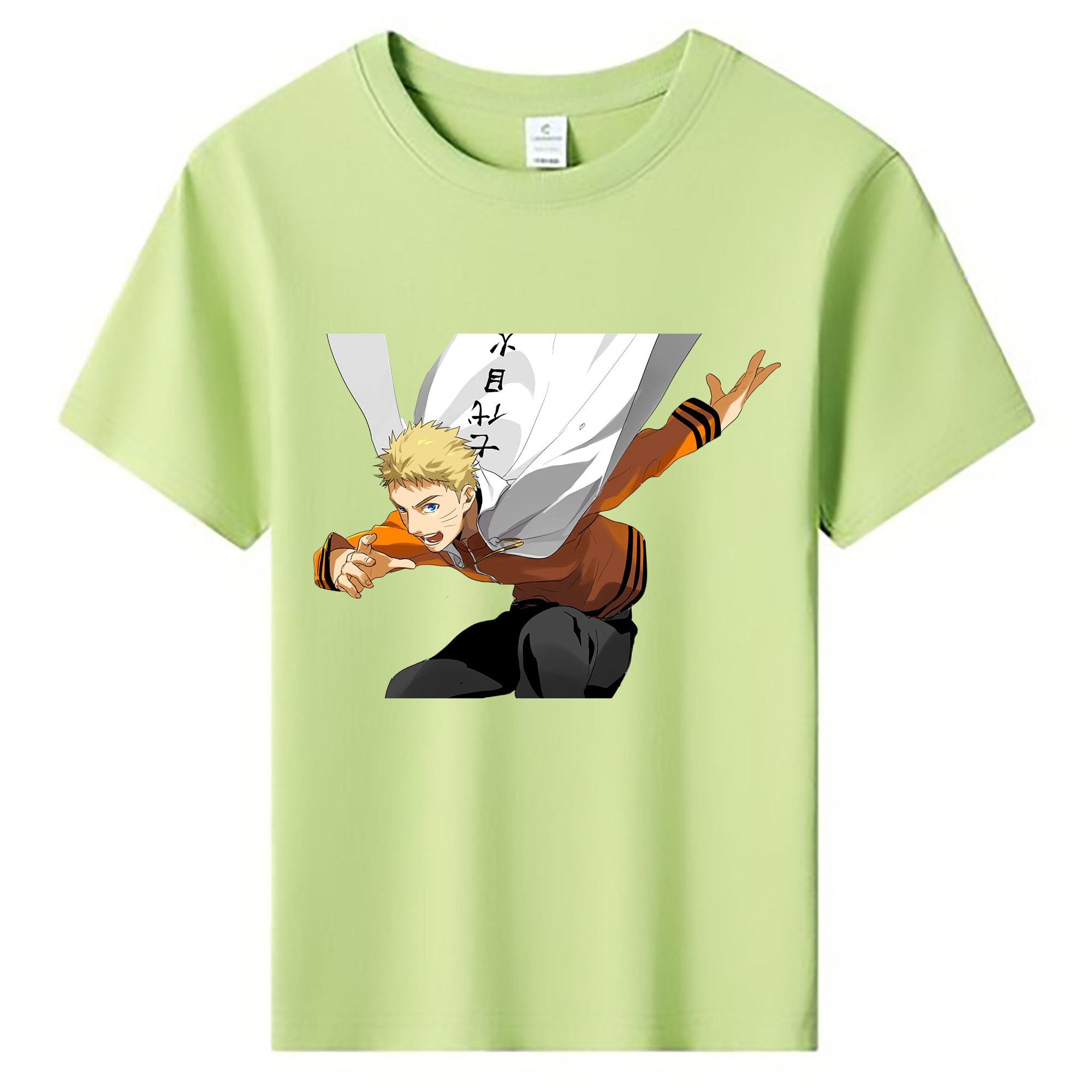 （画像用） NARUTO -ナルト- うずまき ナルト Uzumaki Naruto 綿100％キッズTシャツ（フロントプリント）